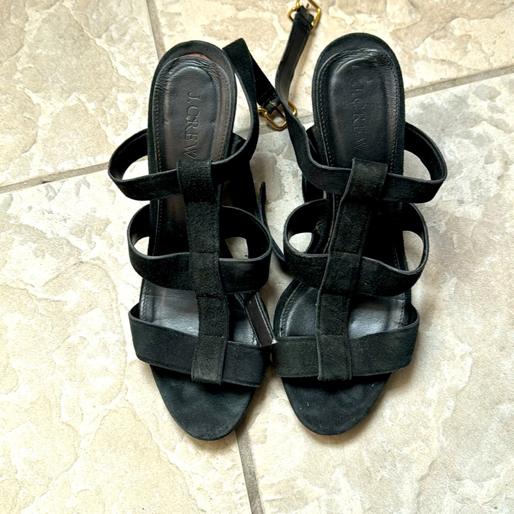 J crew wedge sandals